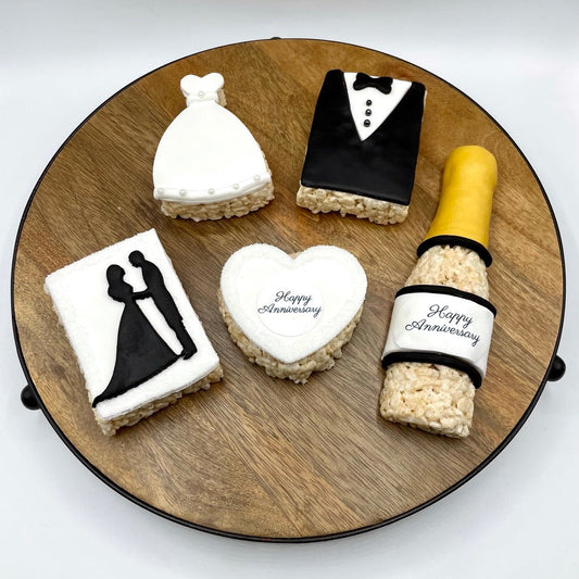 Anniversary Gift Basket by Creative Crispies Co.