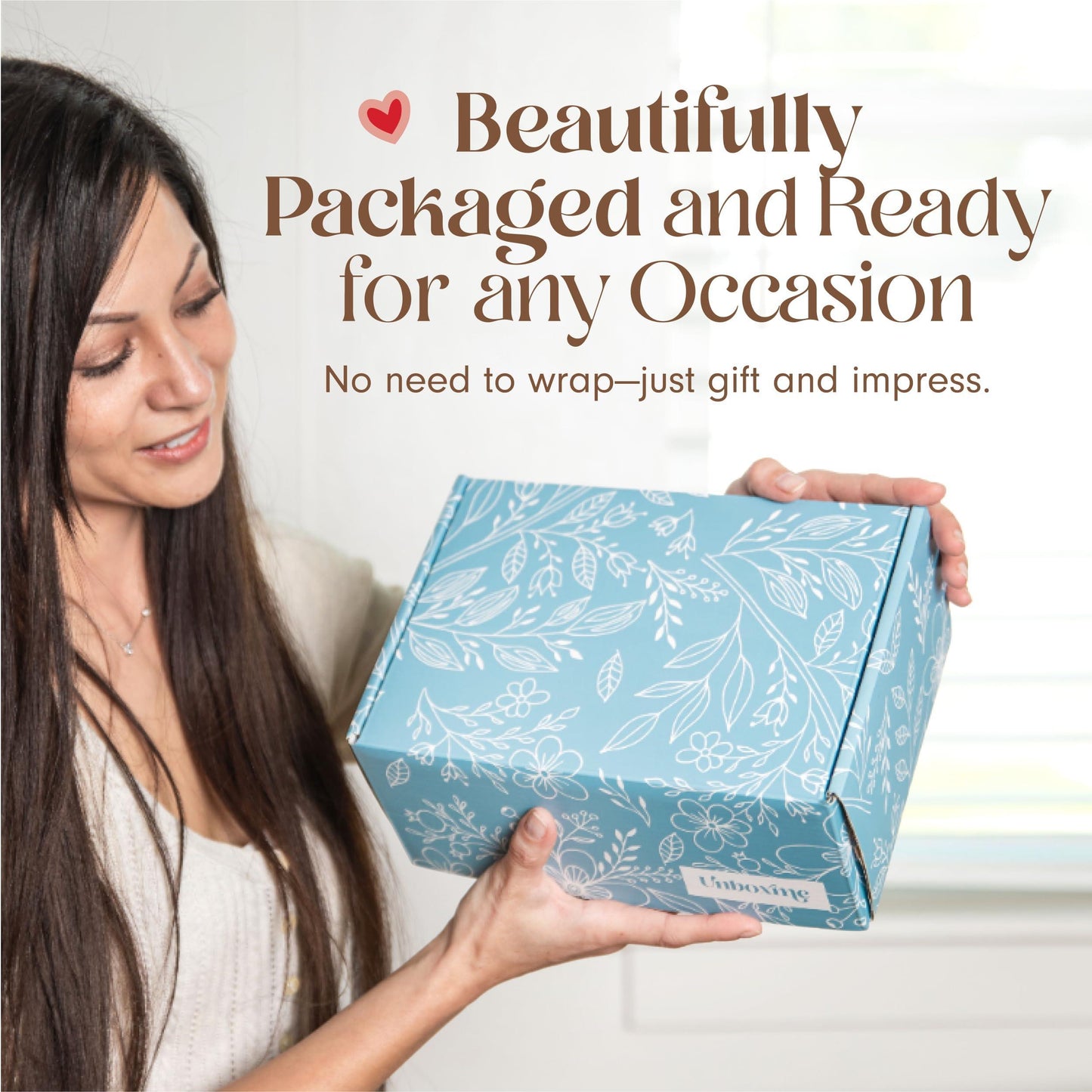 Organic Tea Gift Box Get Well Gifts for Women Self Care Package Thinking of You